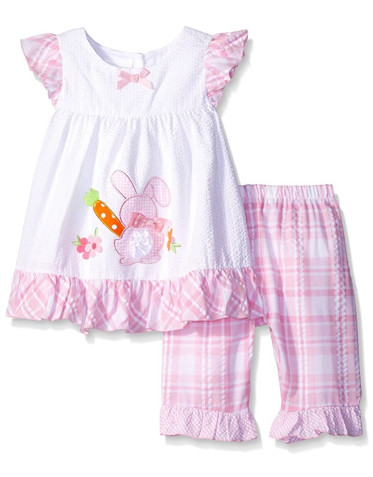 Bonnie Jean Toddler Girls Easter Spring Bunny Dress Size 2T 4T NWT