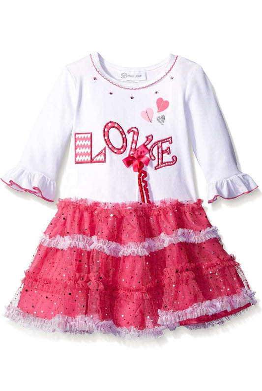 Toddler Girls Love Valentine's Dress Gift